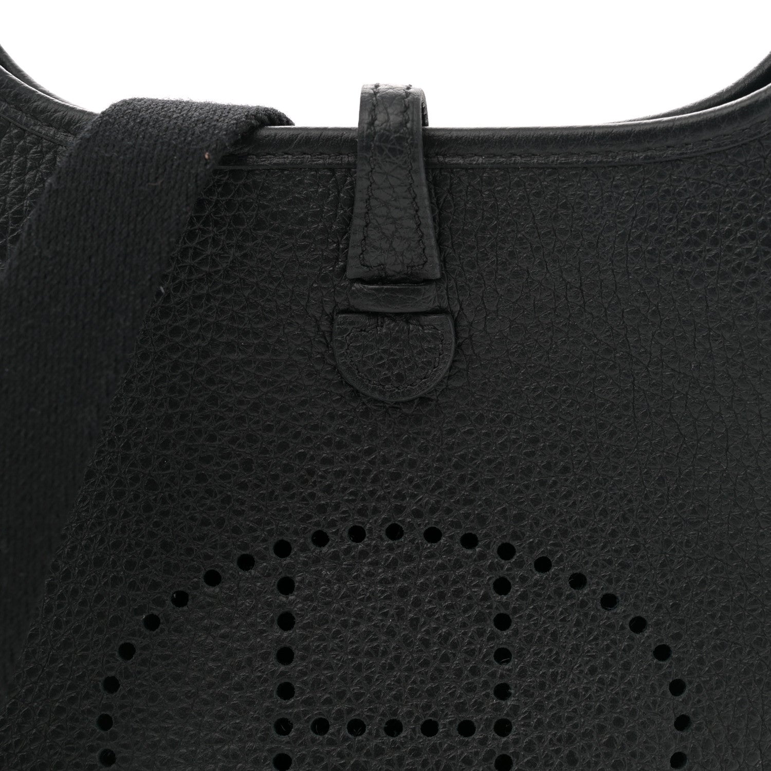Hermes Taurillon Clemence Evelyne TPM Black 8 of 10