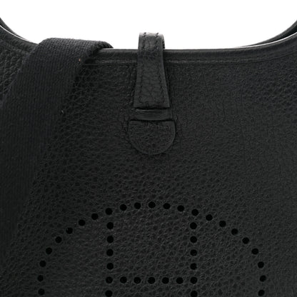 Hermes Taurillon Clemence Evelyne TPM Black 8 of 10