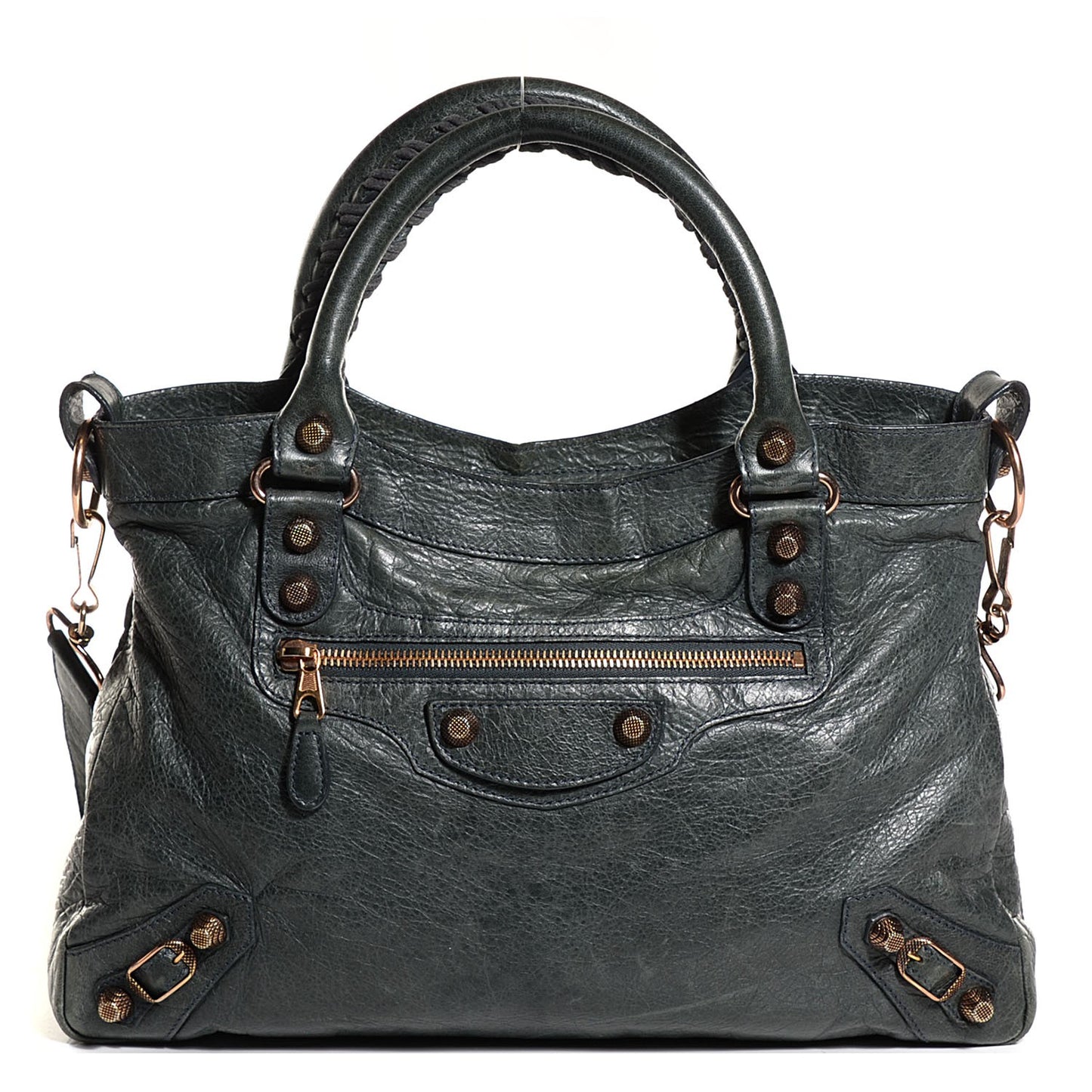 Agneau Giant 12 Rose Gold Hardware Town Anthracite