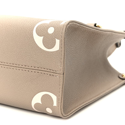 Louis Vuitton Empreinte Monogram Giant Onthego PM Tourterelle Creme 8 of 8