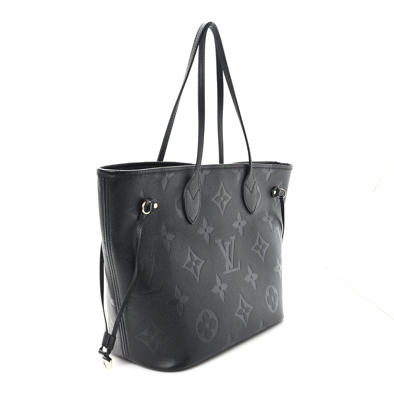 Louis Vuitton Empreinte Monogram Giant Neverfull MM Black 4 of 10