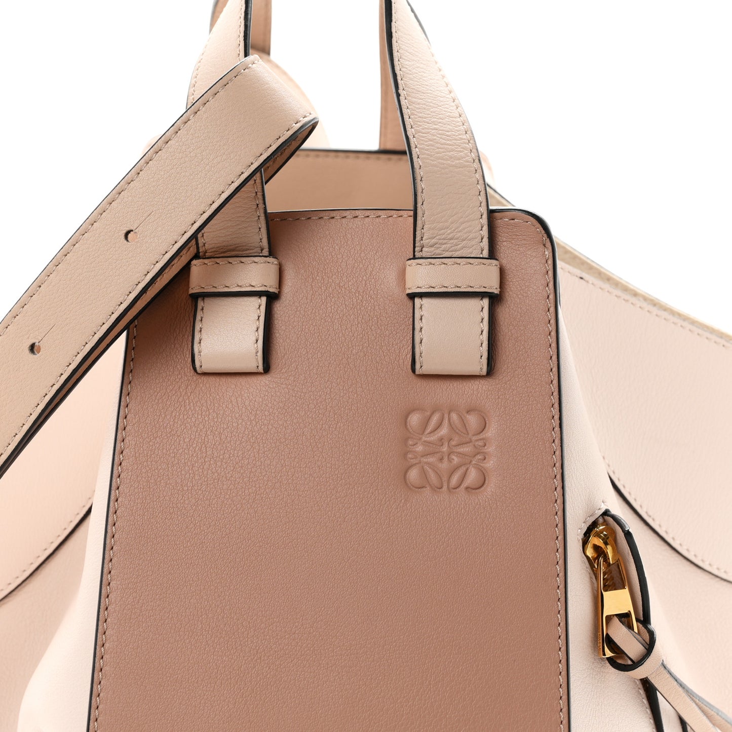 Calfskin Small Hammock Shoulder Bag Pink
