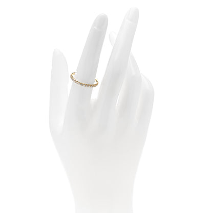 David Yurman 18K Yellow Gold Diamond 2mm Cable Collectibles Band Ring 54 7 2 of 5