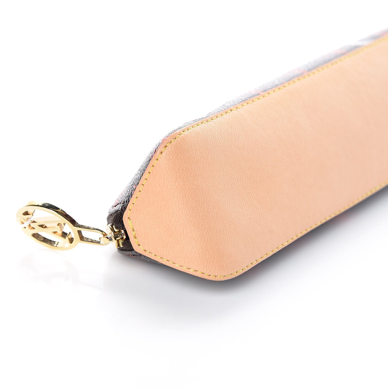 Louis Vuitton Catogram Elizabeth Pouch Orange Marron 10 of 10