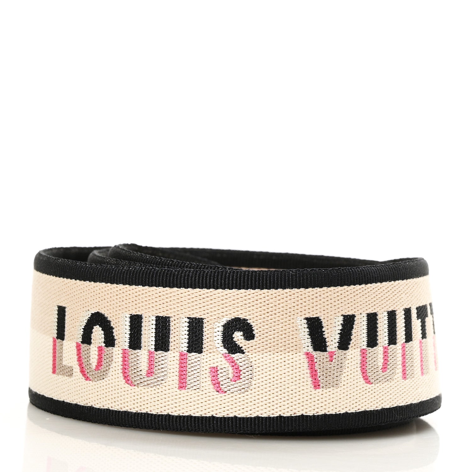 Louis Vuitton Jacquard Speedy Bandouliere 20 Shoulder Strap Black 2 of 3