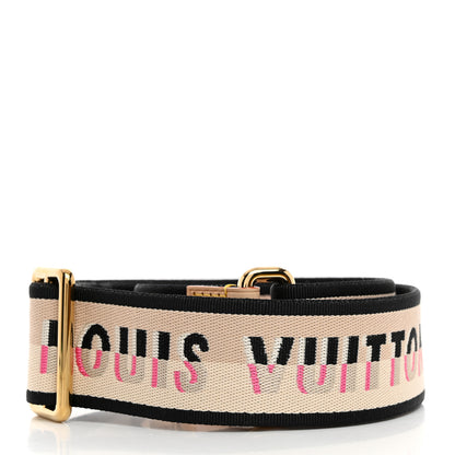 Louis Vuitton Jacquard Speedy Bandouliere 20 Shoulder Strap Black 2 of 3