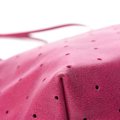 Fendi Vitello Elite Perforated Roll Tote Ciclamino 9 of 13