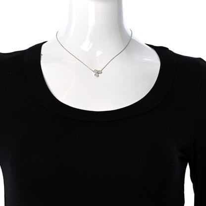 Tiffany Platinum Diamond Paper Flowers Pave Pendant Necklace 2 of 4