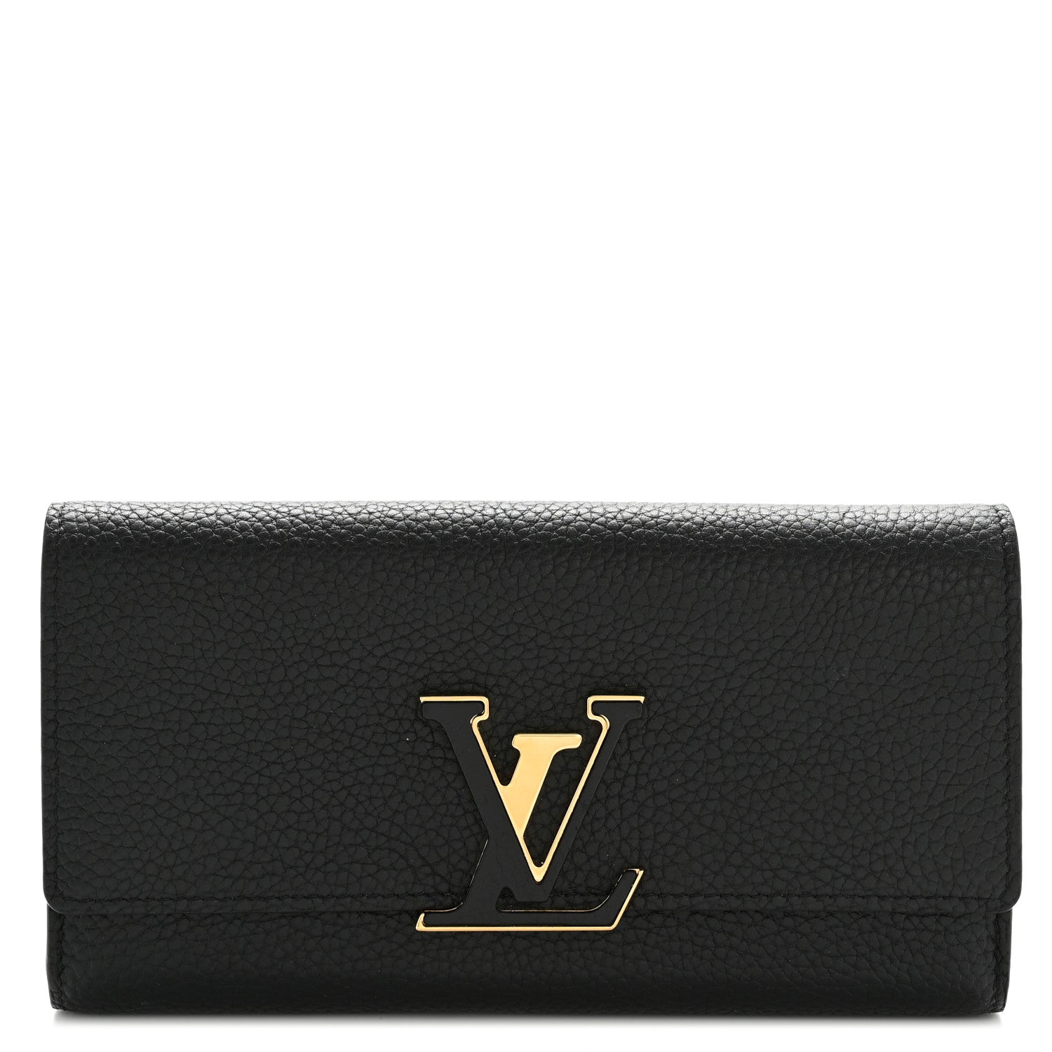 Louis Vuitton Taurillon Capucines Wallet Black 1 of 10