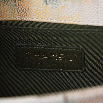Chanel Painted Caviar Quilted Medium Boy In Cuba Flap Multicolor 8 of 9