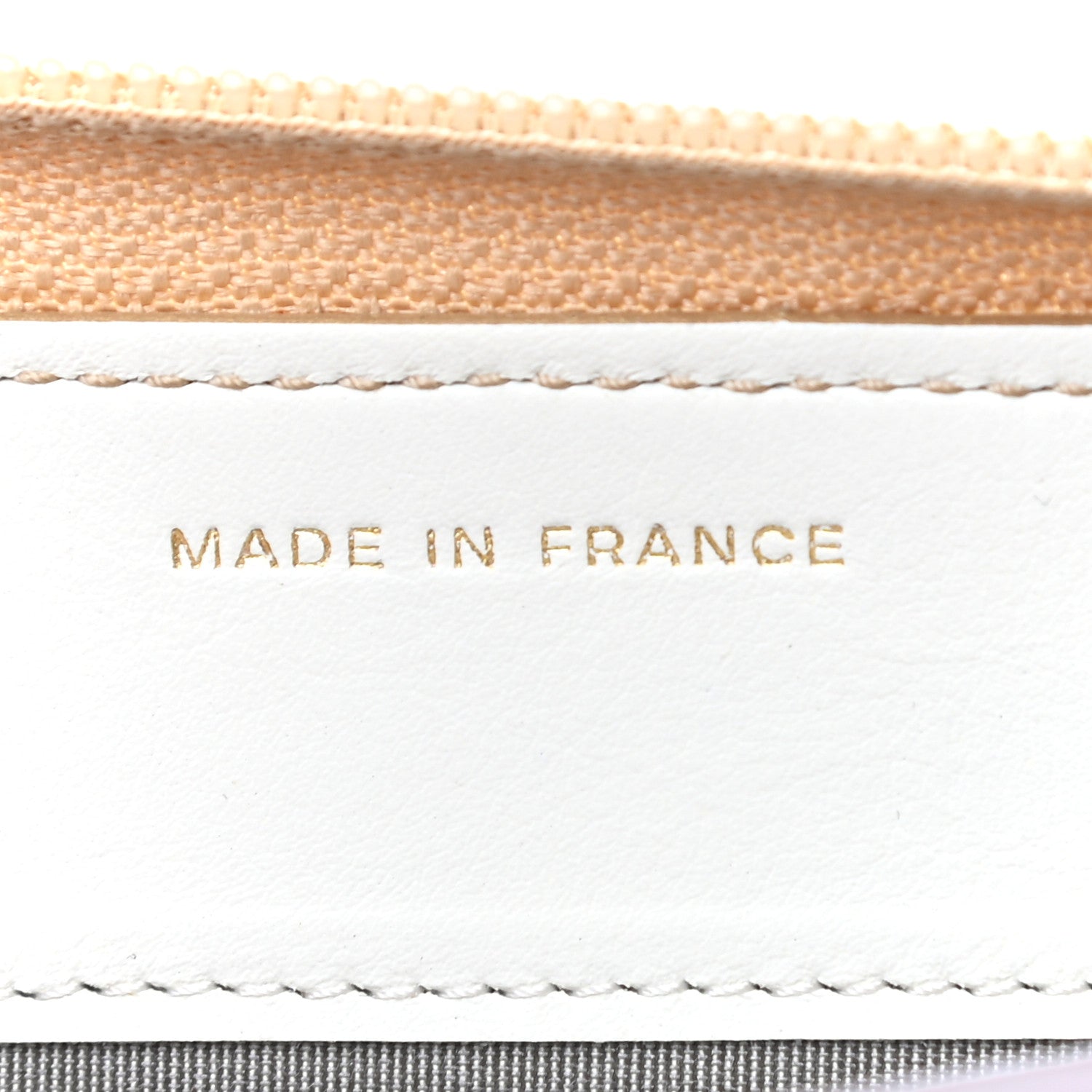 Chanel Metallic Aged Calfskin Quilted Palette Gusset Zip Around Wallet Gold 7 of 9