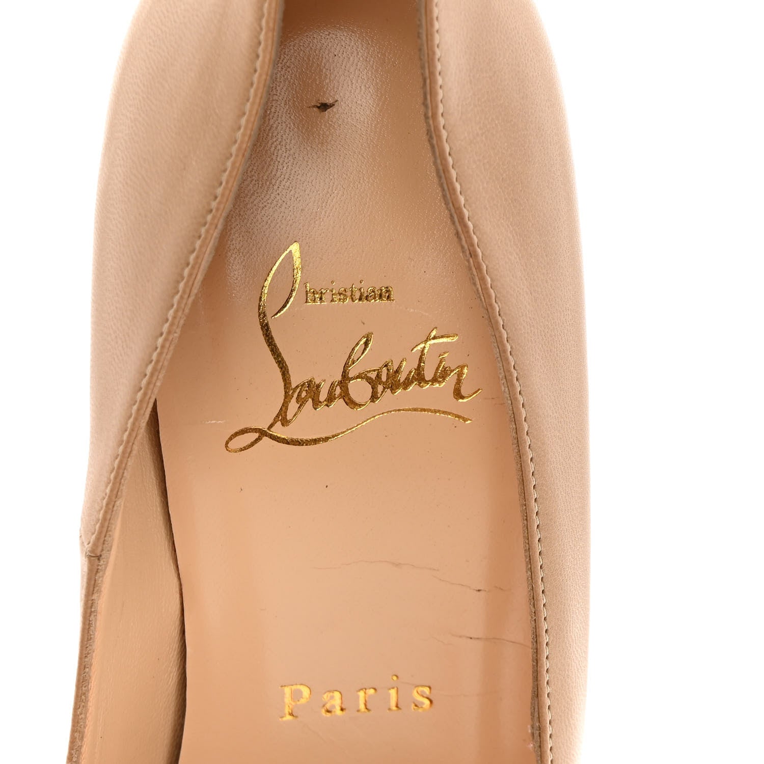 Christian Louboutin Kid Daffodile 160 Pumps 37 Nude 6 of 15