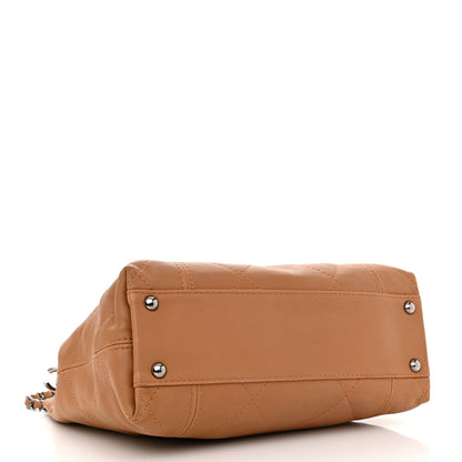Chanel Lambskin Small Soft Touch Shoulder Bag Camel 4 of 10