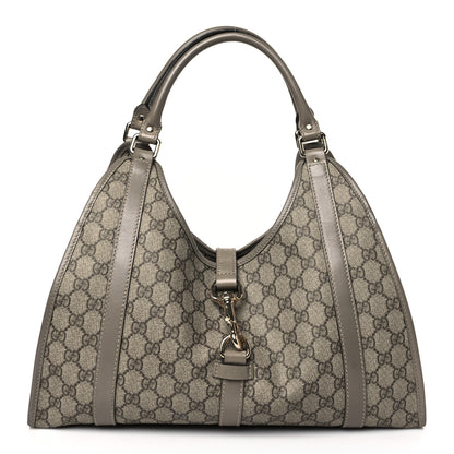Gucci GG Plus Monogram Medium Joy Shoulder Bag Grey 1 of 10
