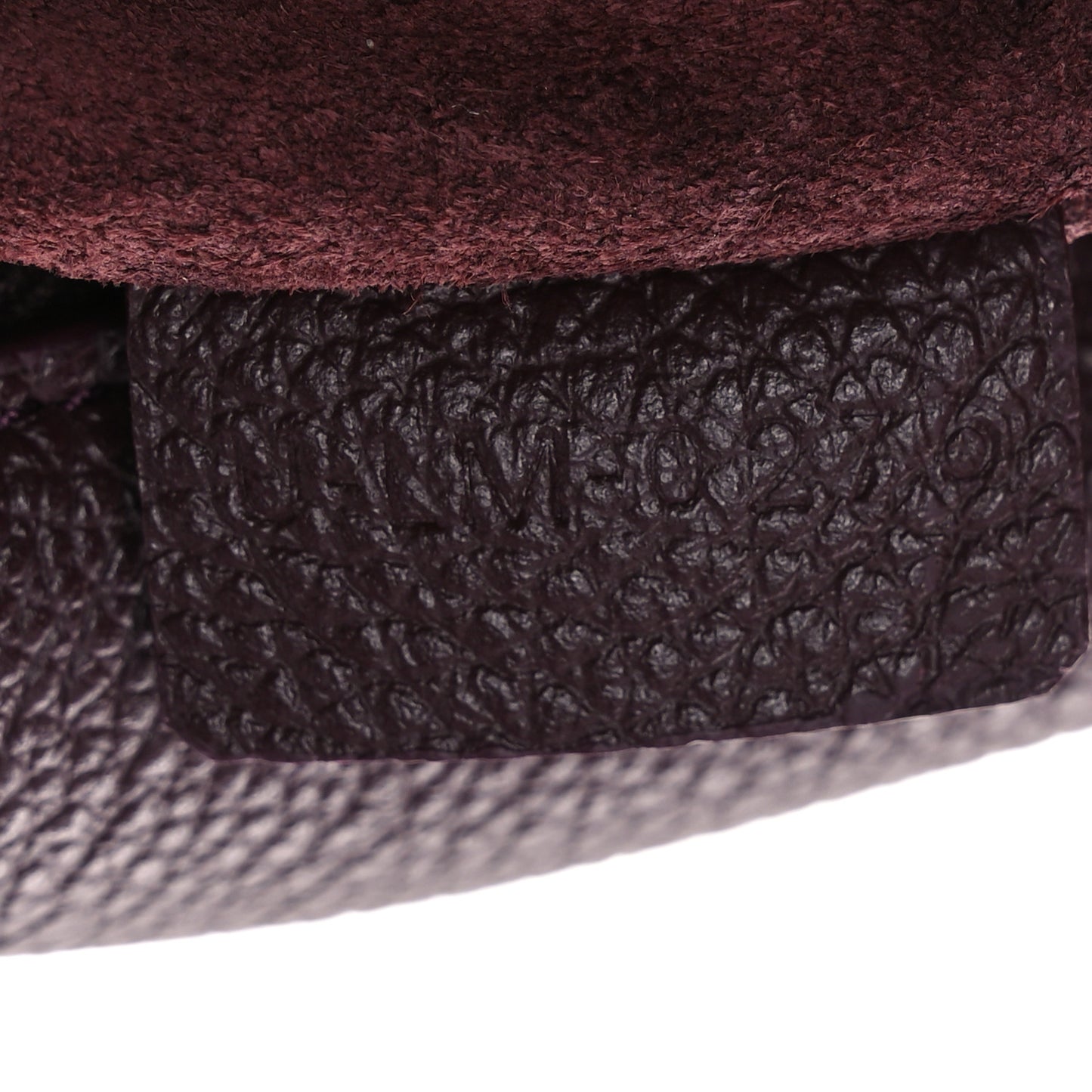 Supple Grained Calfskin Teen Lulu Shoulder Bag Deep Burgundy