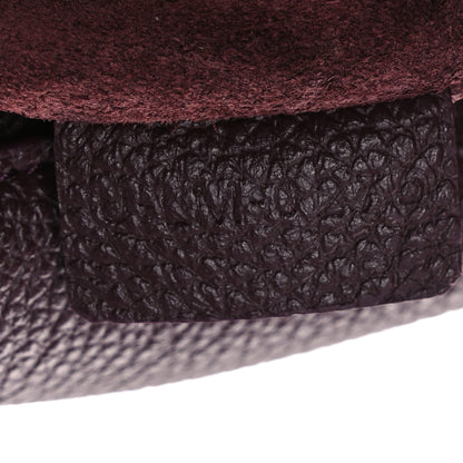 Celine Supple Grained Calfskin Teen Lulu Shoulder Bag Deep Burgundy 8 of 13