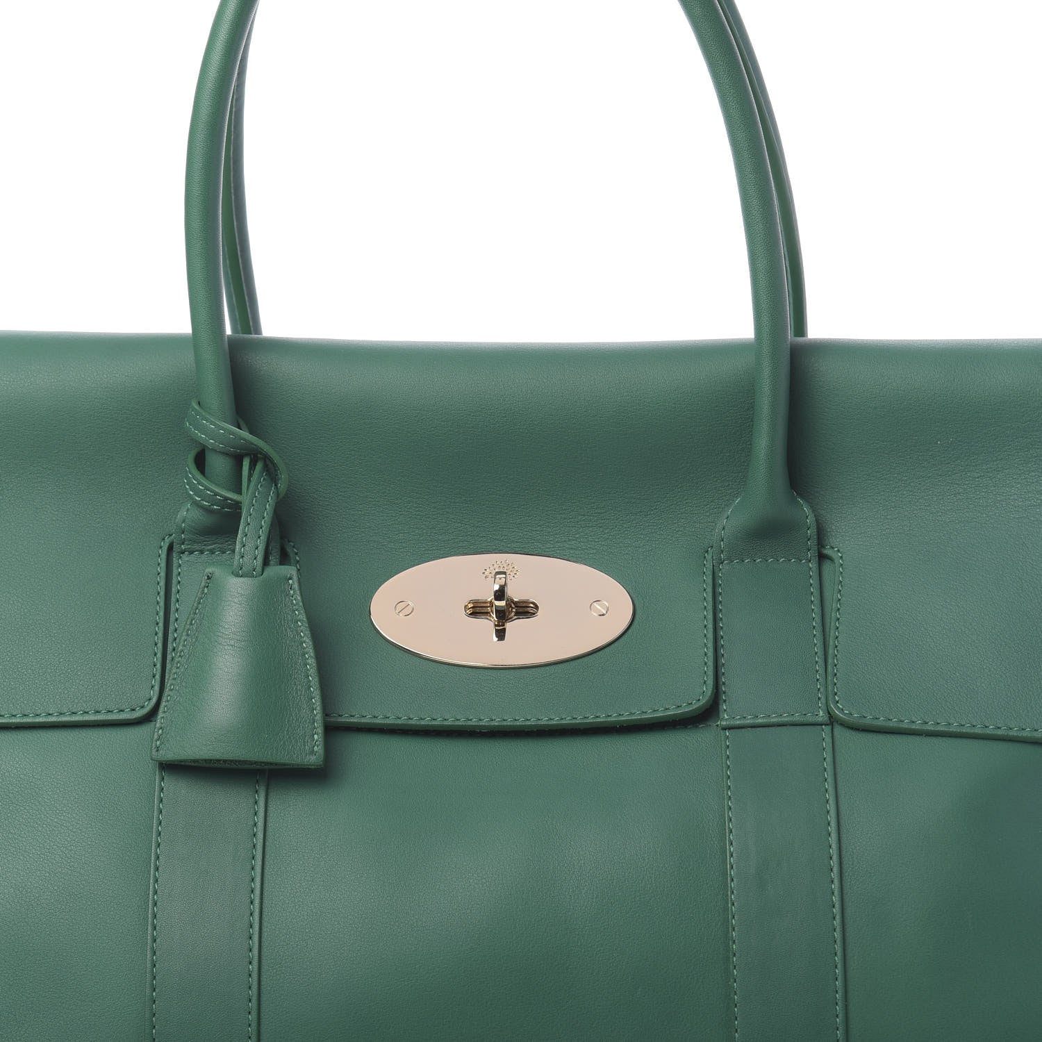 Mulberry Micrograin Calfskin Bayswater Emerald 9 of 11