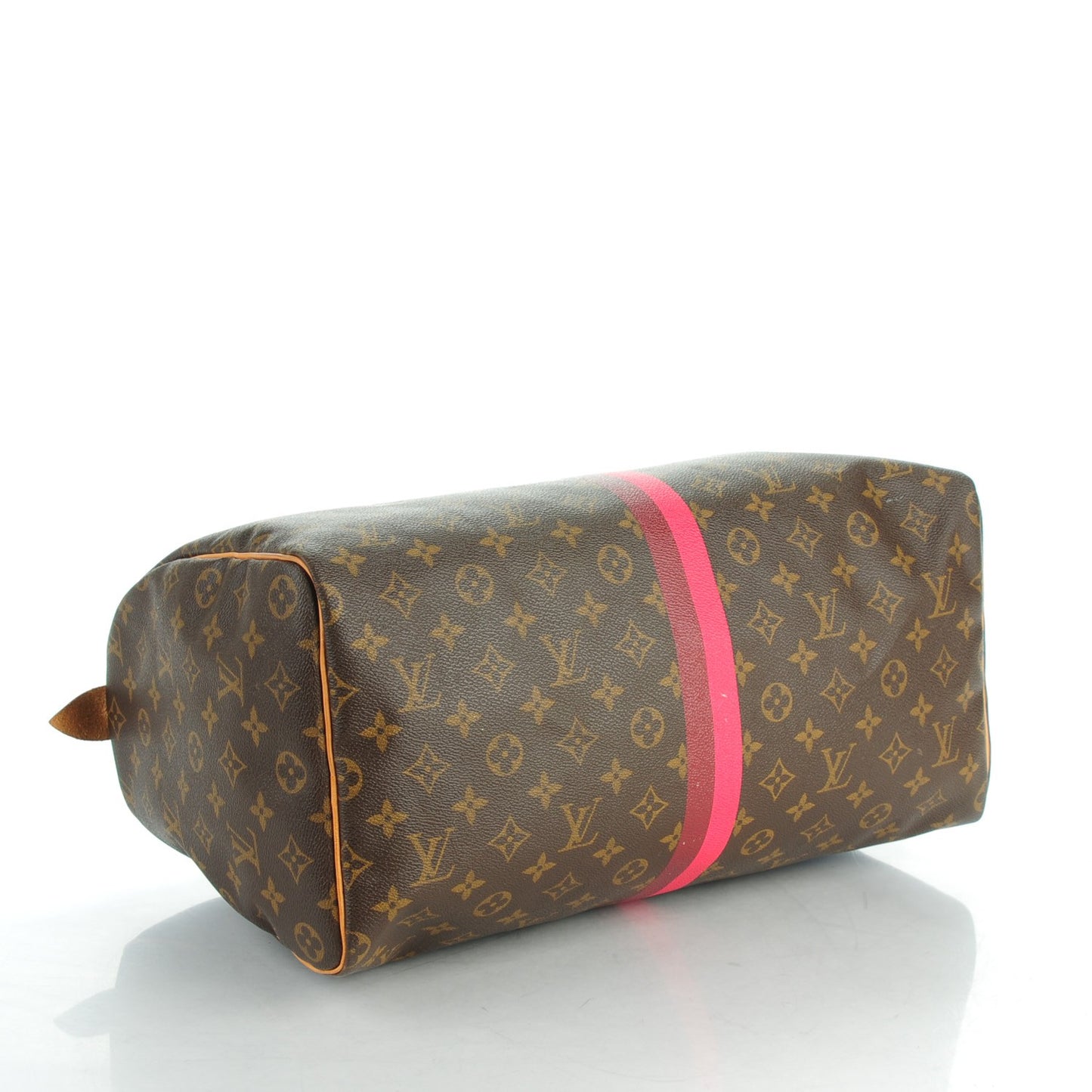 Monogram My LV Heritage Speedy 40 Bordeaux Fuchsia