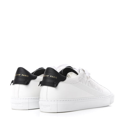 Givenchy Calfskin Perforated Womens Urban Street Sneakers 41 White Black 4 of 12