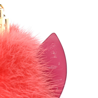 Louis Vuitton Mink Fur Totem Bag Charm Pink 7 of 7