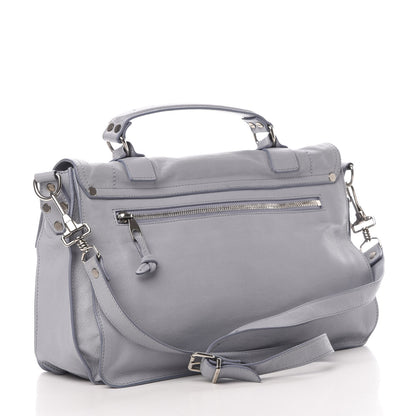 Proenza Schouler Lambskin Medium PS1 Satchel Concrete Grey 3 of 15