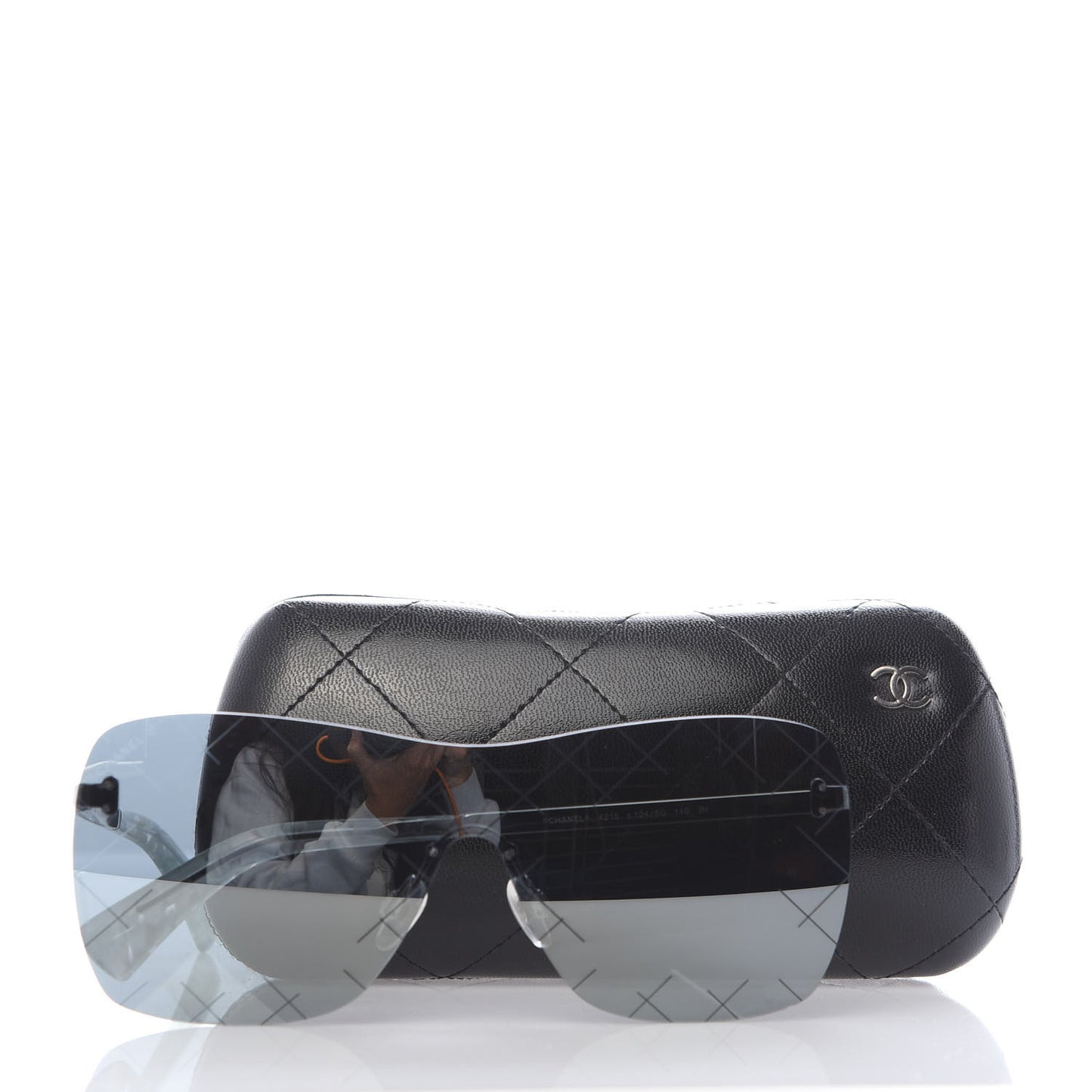 Metal Shield Runway Sunglasses 4215 Metallic Blue