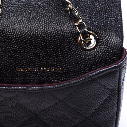Chanel Caviar Quilted Flap Chain Waist Bag Black 7 of 11