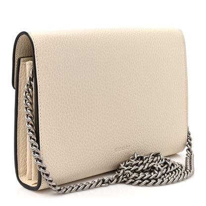 Gucci Dollar Calfskin Mini Dionysus Chain Wallet Mystic White Mystic White 3 of 11