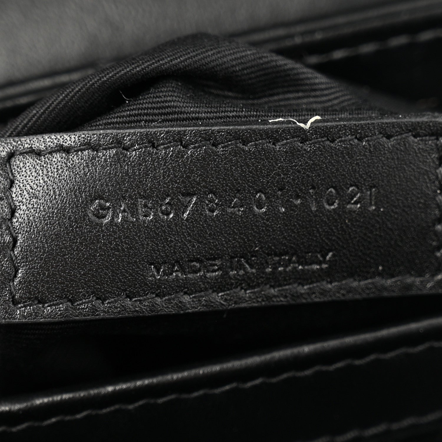 Saint Laurent Calfskin Y Quilted Monogram Monochrome Toy Loulou Crossbody Bag Black 7 of 15