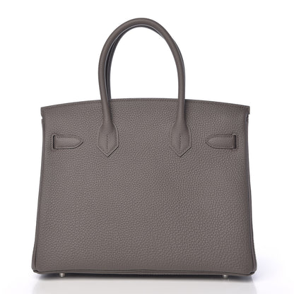 Hermes Togo Birkin 30 Etain 4 of 38