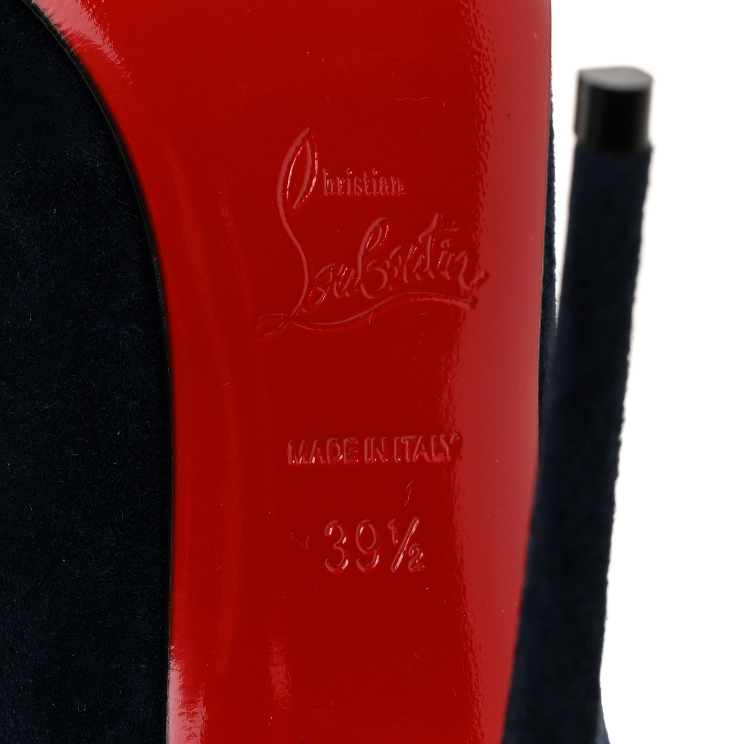 Christian Louboutin Veau Velours So Kate 120 Pumps 39.5 Marine 7 of 8