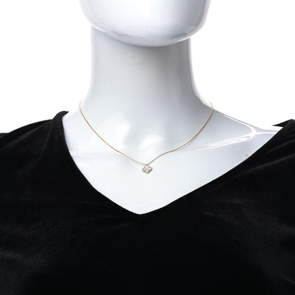 Van Cleef & Arpels 18K Yellow Gold Mother of Pearl Sweet Alhambra Pendant Necklace 2 of 5