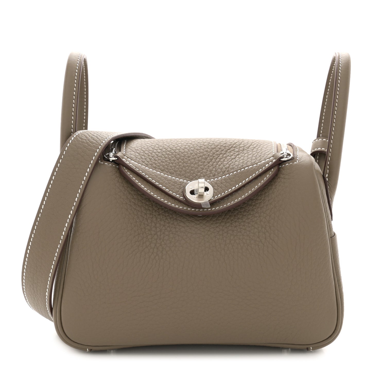 Taurillon Clemence Mini Lindy 20 Etoupe