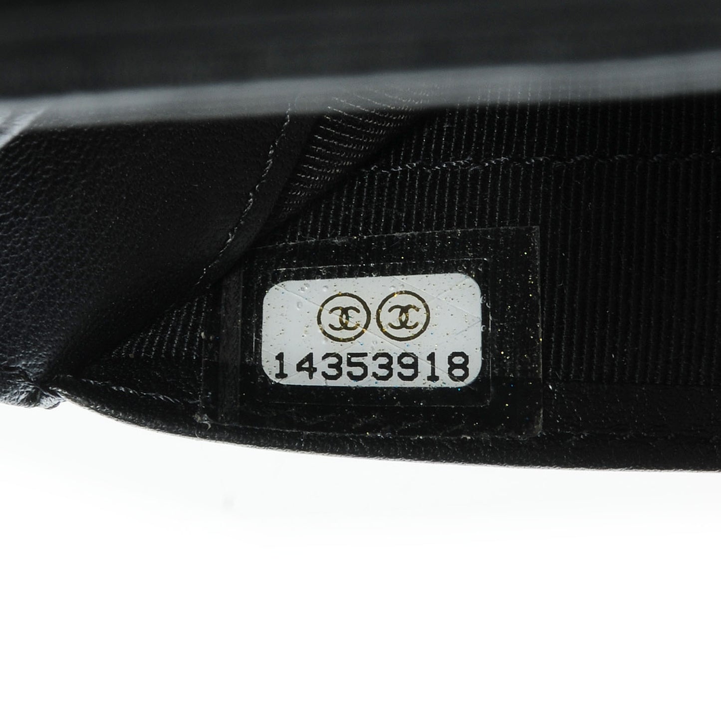 Patent Quilted CC French Wallet Black