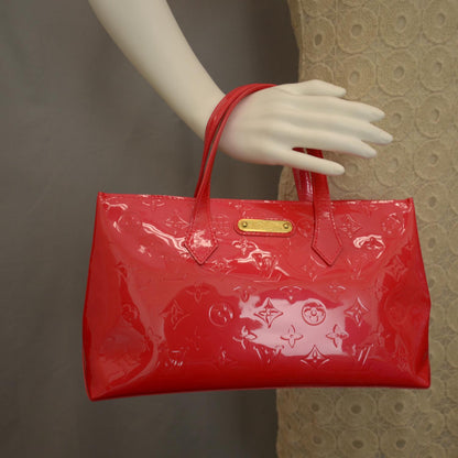Louis Vuitton Vernis Wilshire PM Rouge Grenadine 2 of 7