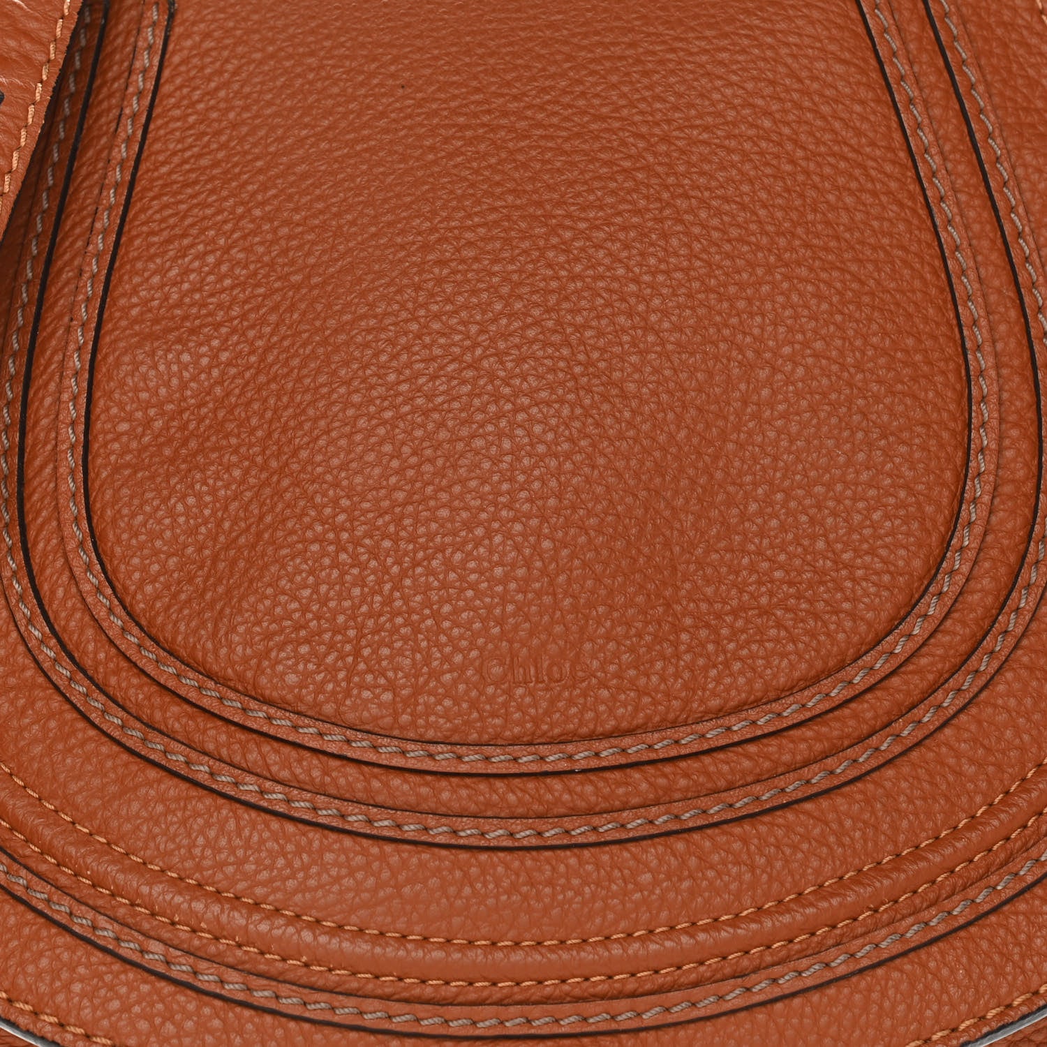 Chloe Calfskin Medium Marcie Round Crossbody Bag Tan 14 of 27