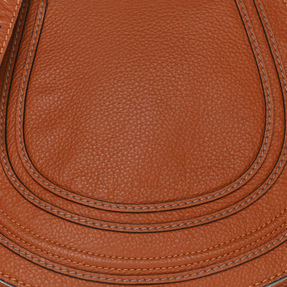 Chloe Calfskin Medium Marcie Round Crossbody Bag Tan 14 of 27