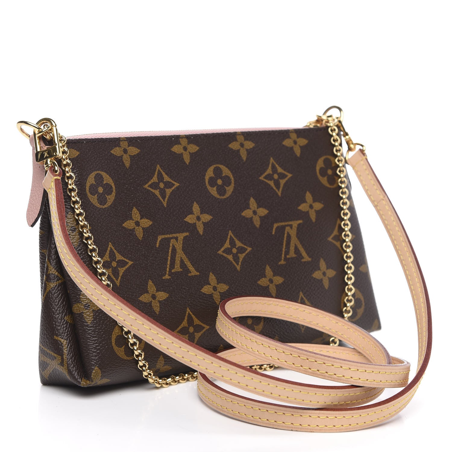 Louis Vuitton Monogram Pallas Clutch Rose Poudre 3 of 10