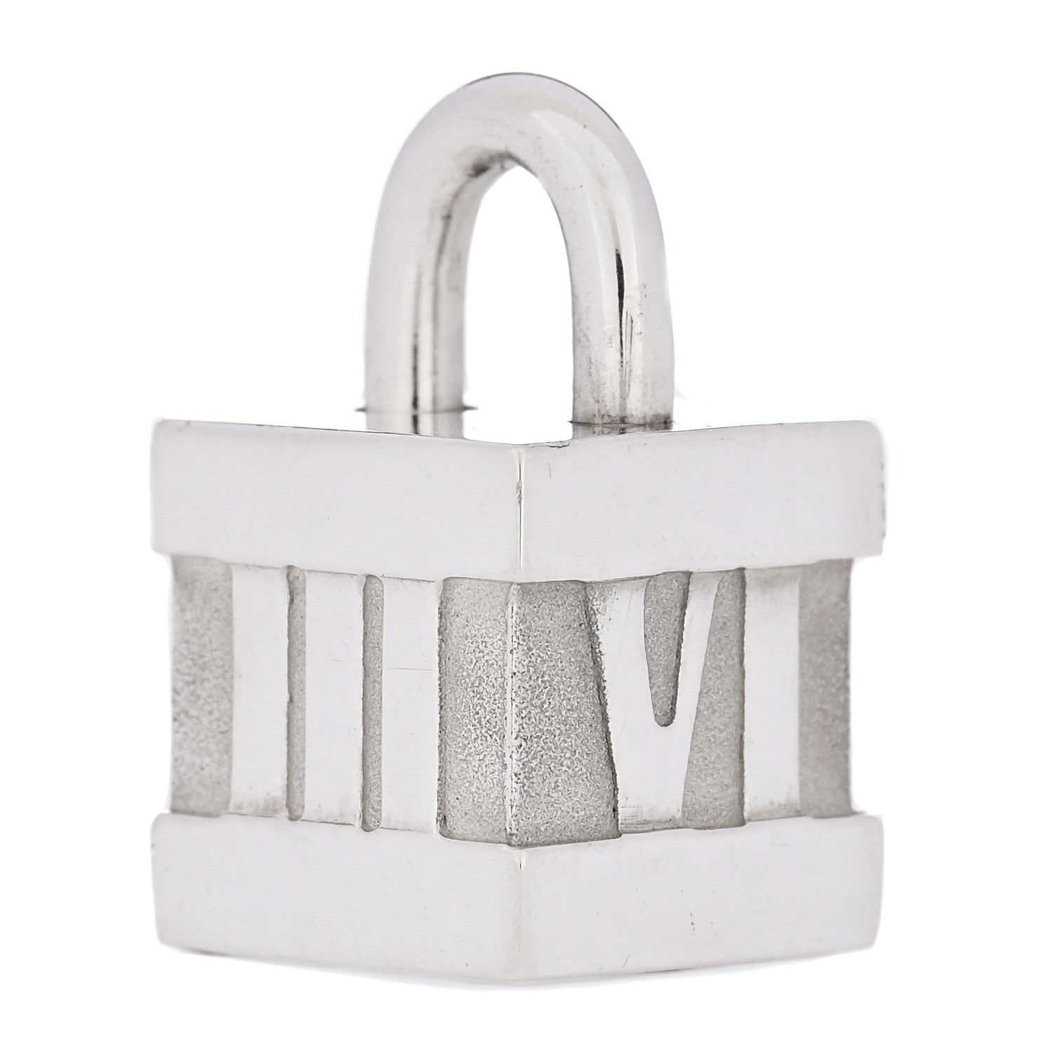 Tiffany Sterling Silver Atlas Lock Charm 4 of 4