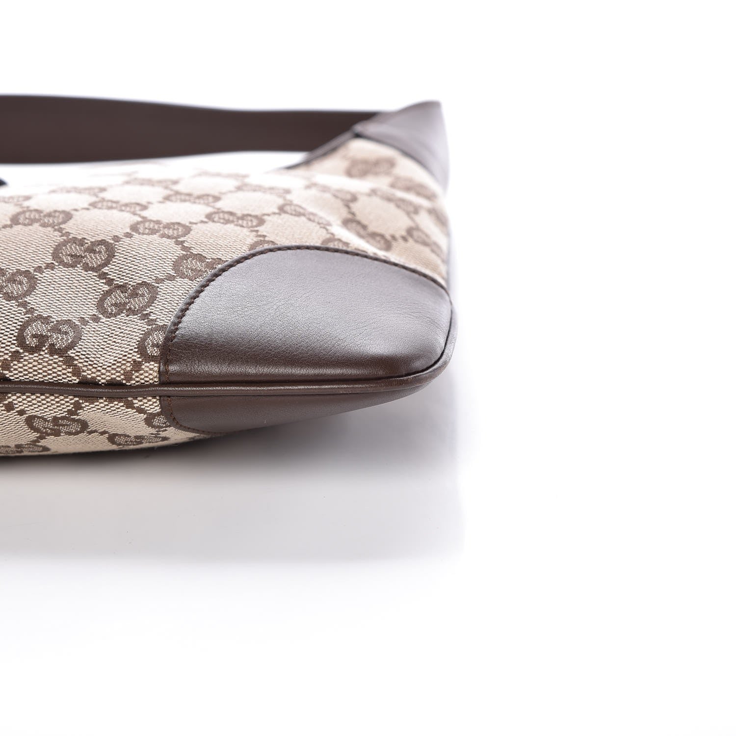 Gucci Monogram Small Jackie O Hobo Brown 9 of 10