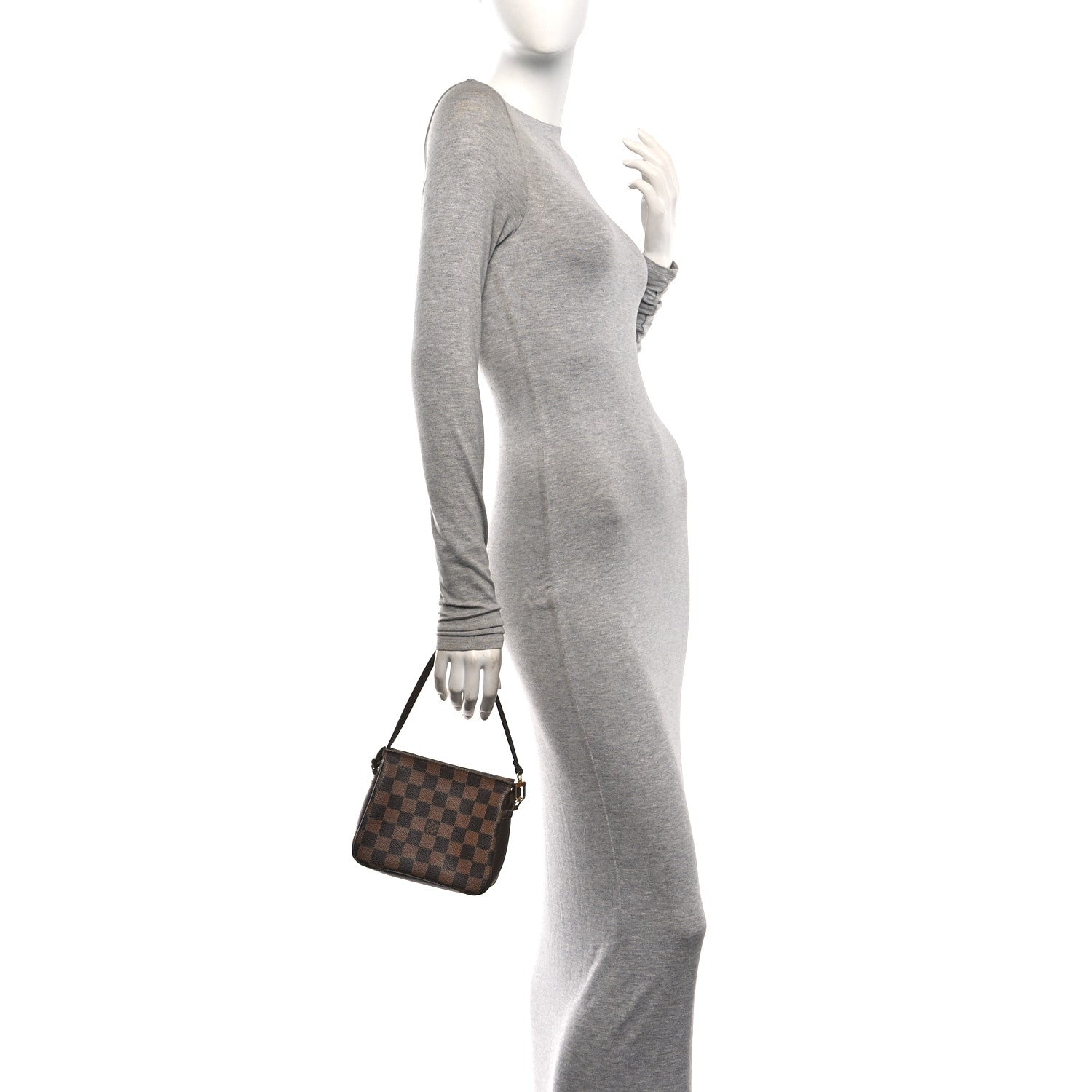 Louis Vuitton Damier Ebene Trousse Make Up Bag Pochette 2 of 10