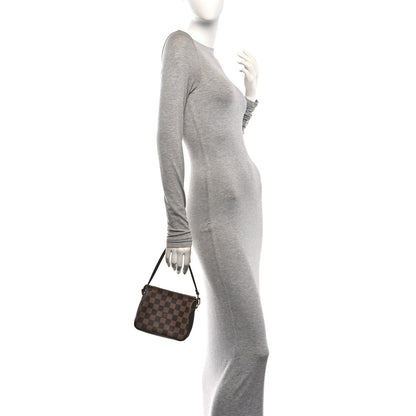 Louis Vuitton Damier Ebene Trousse Make Up Bag Pochette 2 of 10