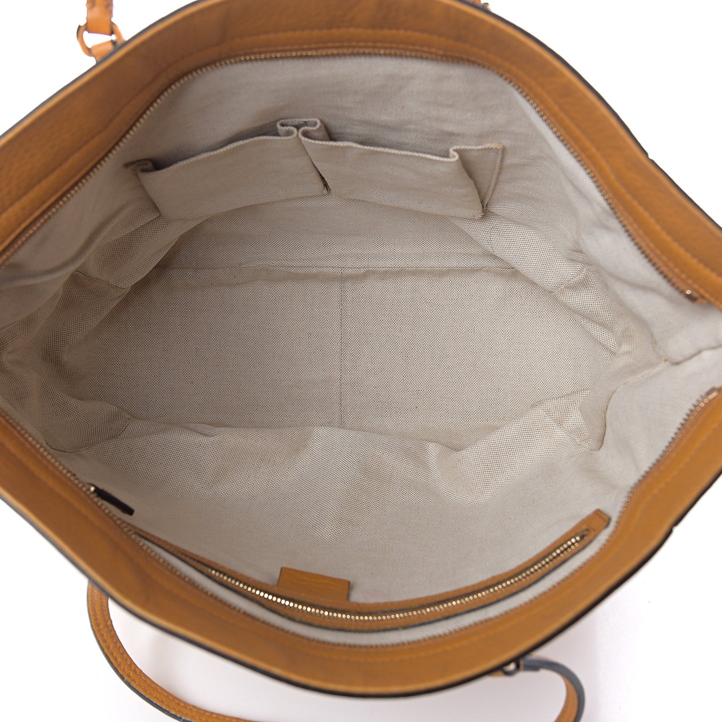 Calfskin Bree Zippered Tote Bumblebee