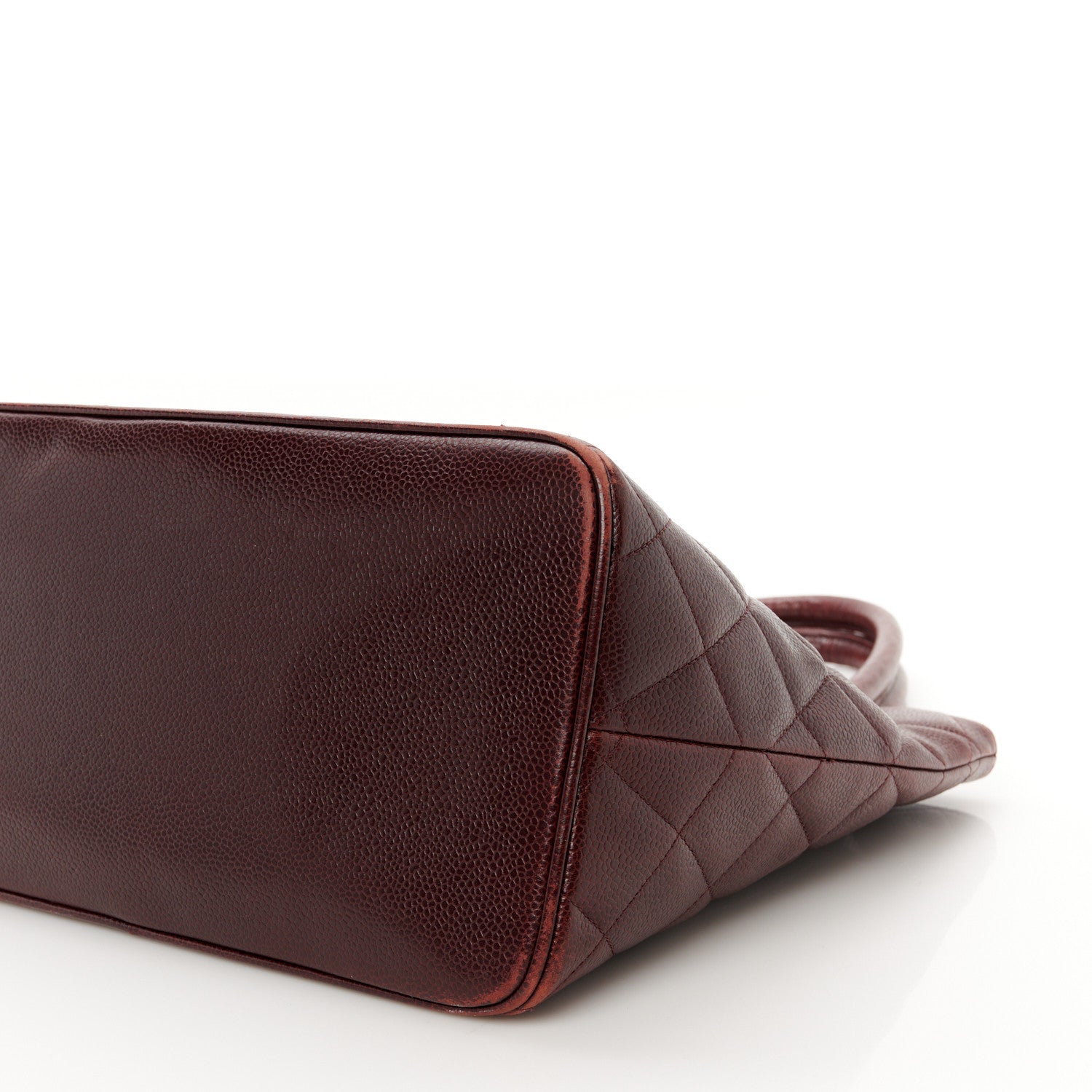 Chanel Caviar Quilted Medallion Tote Bordeaux 9 of 13