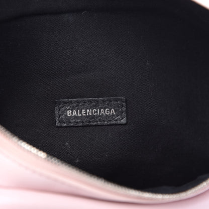Balenciaga Smooth Double Calfskin Logo Everyday Beltpack XS Light Rose Black 6 of 9