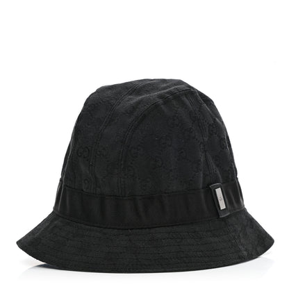 Gucci Monogram Bucket Hat M Black 1 of 9
