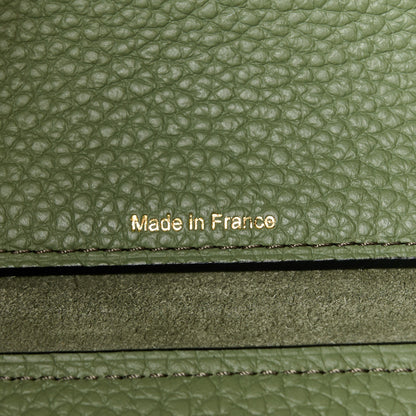 Delvaux Grained Bullskin Gradient Cool Box MM Green Black 7 of 10