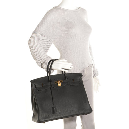 Hermes Togo Birkin 40 Black 23 of 28
