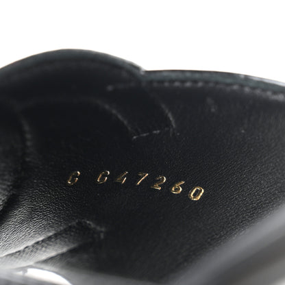 Chanel Lambskin Patent Calfskin CC Cutout Mules 37.5 Black 9 of 10