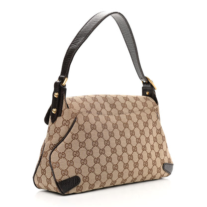 Gucci Monogram Horsebit Chain Flap Shoulder Bag Brown 3 of 12